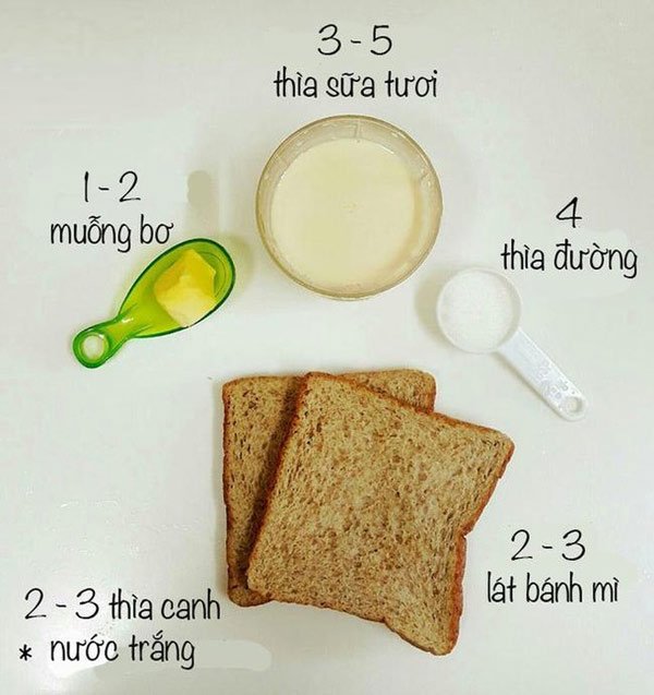 Nguyên liệu làm bánh mì 