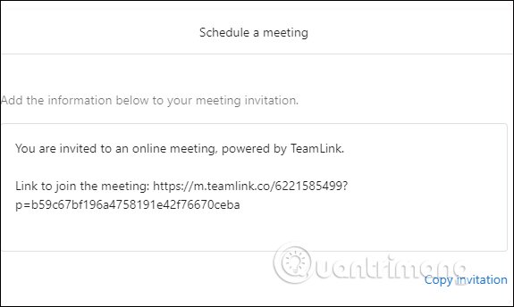 Cách sử dụng TeamLink trên máy tính học trực tuyến
