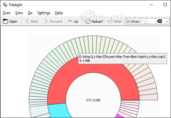 Kiểm tra file dung lượng lớn 