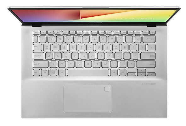 VivoBook đi kèm với bàn phím chiclet có các phím được bo tròn