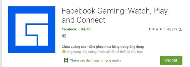 Ứng dụng Facebook Gaming đã có mặt trên Google Play Store, download và trải nghiệm ngay!