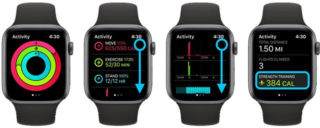 Activity trên Apple Watch