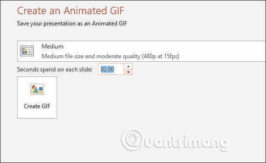 Cách tạo ảnh GIF trong PowerPoint