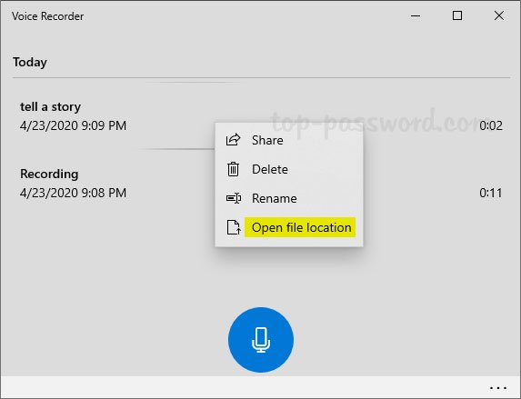 Cách truy cập và sử dụng ứng dụng Voice Recorder trong Windows 10