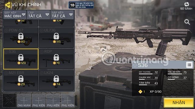 sung manh nhat call of duty mobile 