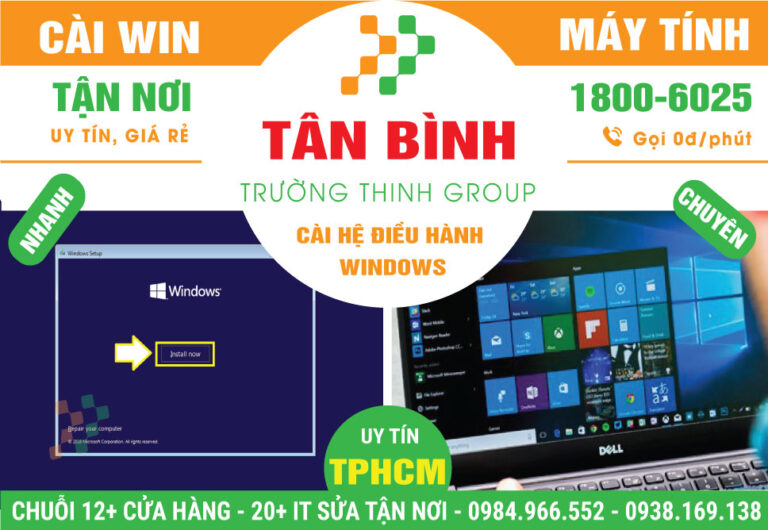 Địa Chỉ Cài Win Quận Bình Tân – Giá Rẻ, Hỗ Trợ Tận Nhà