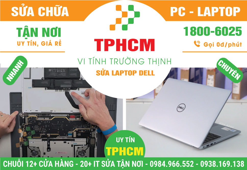 Địa Chỉ Sửa Laptop Dell Lấy Liền, Giá Rẻ