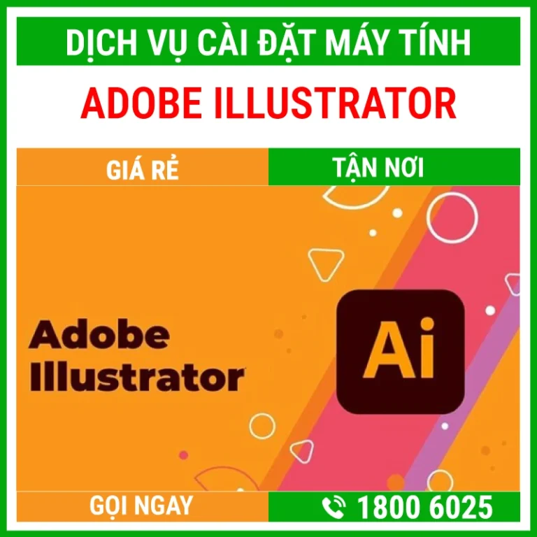 Cặt Đặt Phần Mềm Thiết Kế Adobe Illustrator Tại Nhà TPHCM