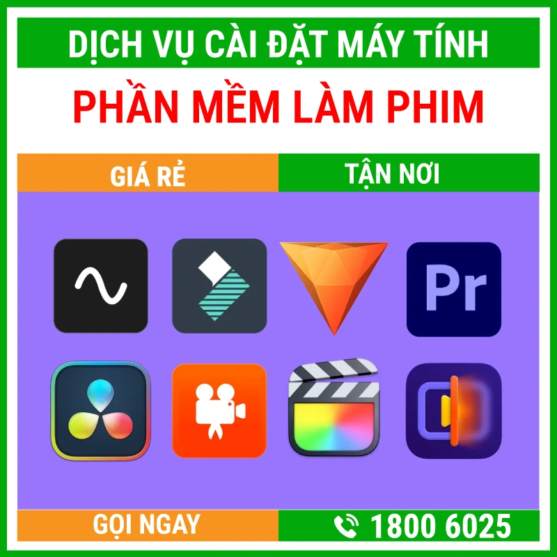 Cài Đặt Phần Mềm Làm Phim Tại Nhà TPHCM