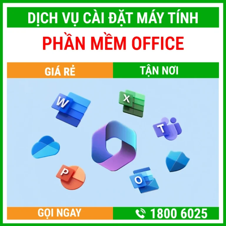 Dịch Vụ Cài Đặt Office Tận Nơi Tại TPHCM