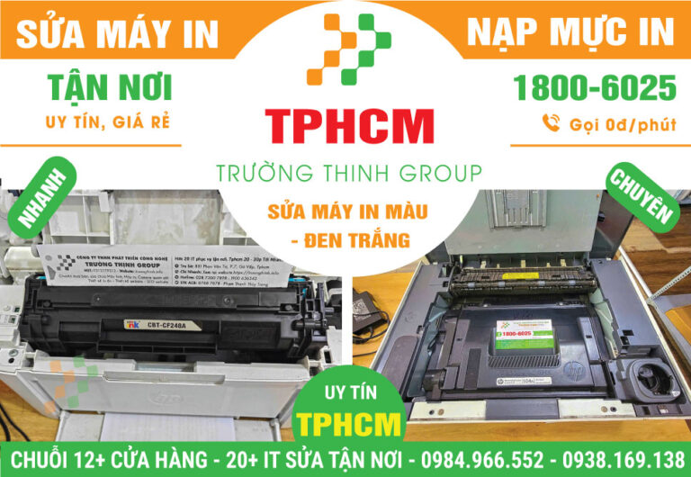 Địa Chỉ Sửa Máy In Màu, Đen Trắng - Dịch Vụ Tại Nhà