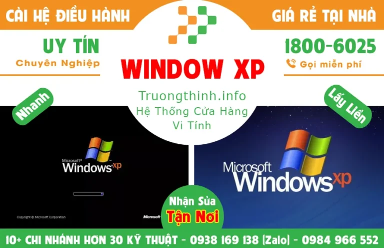 Cài Win Xp