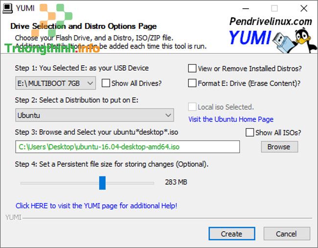 Yumi hỗ trợ một loạt hệ điều hành