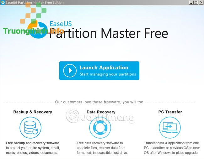 EaseUS Partition Master Free Edition