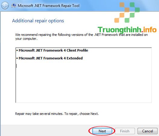 Microsoft .NET Framework Repair Tool