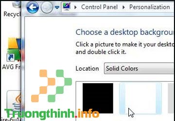 Đổi màu chữ các biểu tượng trên desktop