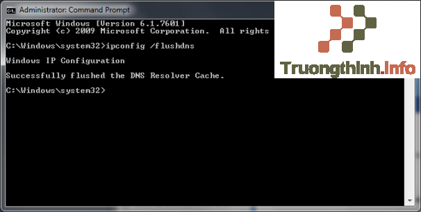 Flush DNS cache