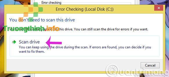 Click Scan Drive