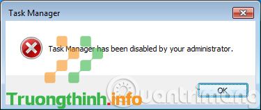 lỗi Task Manager