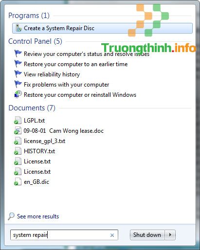 Khắc phục sự cố System Restore không hoạt động