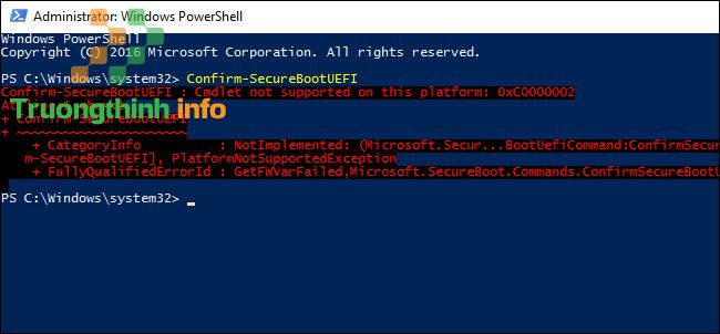 Nếu nhìn thấy xuất hiện thông báo lỗi “Access was denied”, bạn sẽ phải đóng cửa sổ PowerShell lại và mở lại PowerShell