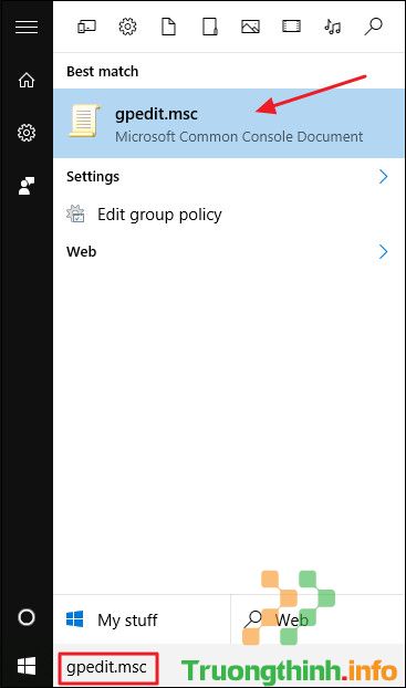 Đầu tiên mở Local Group Policy Editor