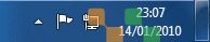 Mất biểu tượng loa, pin trên taskbar Windows 7