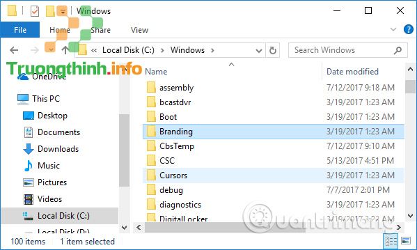 Không sao lưu file tại Windows