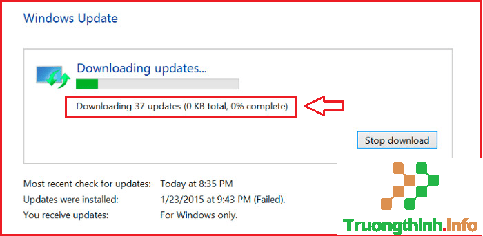 Windows Update Stuck at 0%