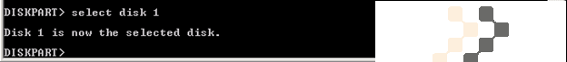 chạy lệnh Select Disk n