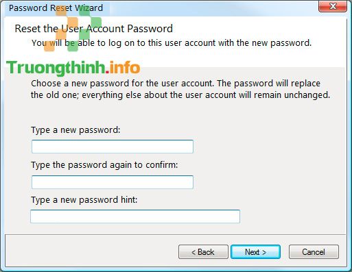 Tạo Windows Password Reset Disk trên Windows 7 bằng ổ USB Flash Drive  – Sửa lỗi máy tính