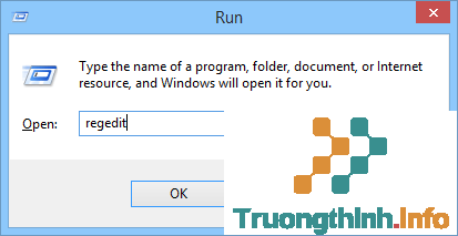 Vào Regedit