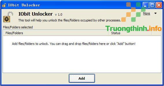 Xóa file cứng đầu bằng iObit Unlocker