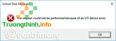 Thông báo lỗi I/O device error