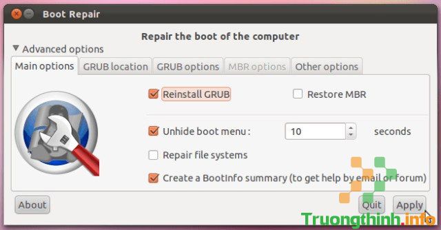 Cách khắc phục MBR từ Ubuntu  – Sửa lỗi máy tính