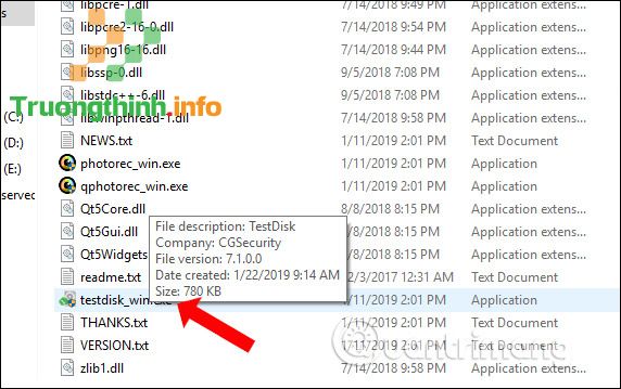 Chạy file phần mềm