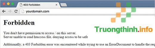Cách sửa lỗi 403 Forbidden Error  – Sửa lỗi máy tính