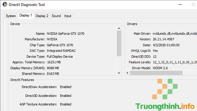 Cập nhật driver GPU