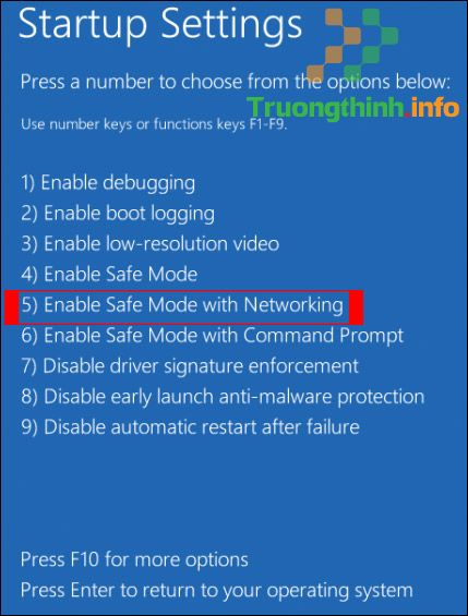 Chế độ Safe Mode