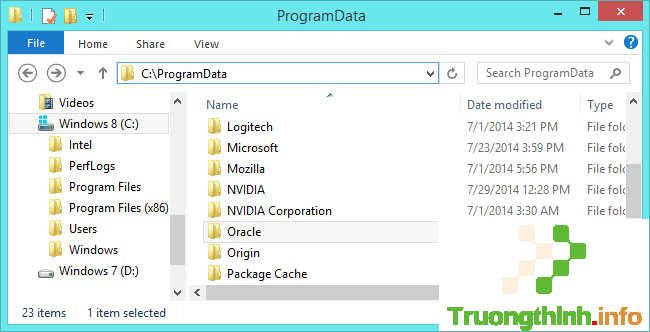 Thư mục ProgramData