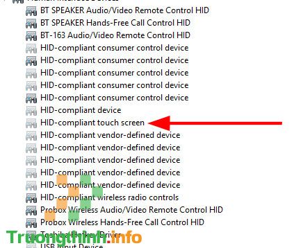 Bấm đúp vào HID-compliant touch screen