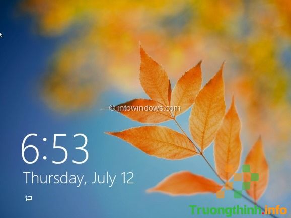 màn hình khóa Lock Screen hoặc màn hình Start Screen
