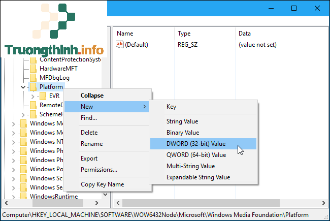 DWORD (32-bit) Value