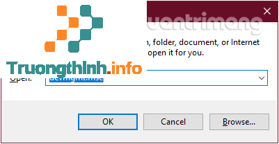 Gõ lệnh devmgmt.msc trong cửa sổ lệnh Run rồi nhấn OK