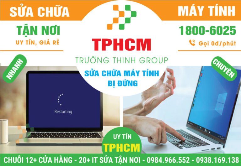 Địa Chỉ Sửa Máy Tính Bị Đứng Giá Rẻ TPHCM