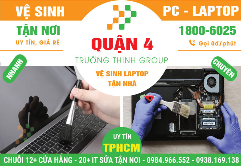 Vệ Sinh Laptop Quận 4