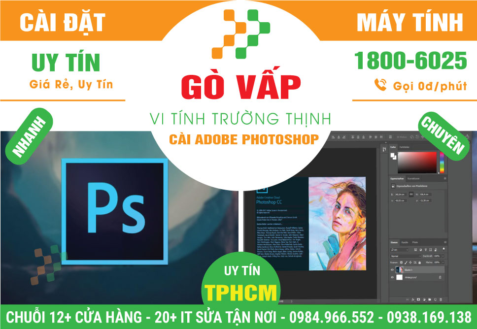 Dịch Vụ Cài Adobe Photoshop Tại Gò Vấp Giá Rẻ