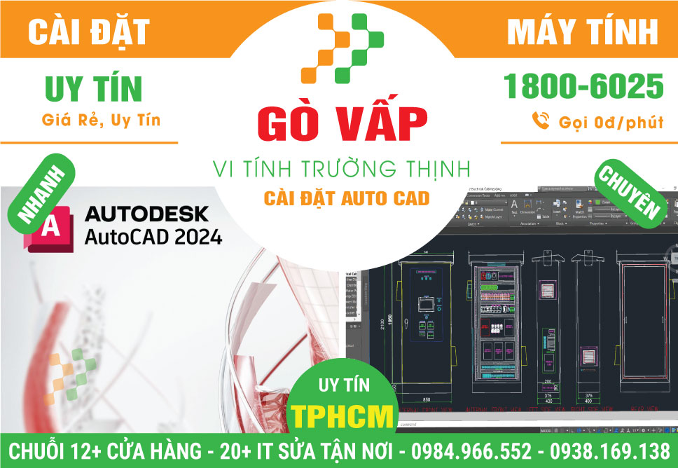 Dịch Vụ Cài Autocad Tại Gò Vấp Giá Rẻ, Nhanh Chóng