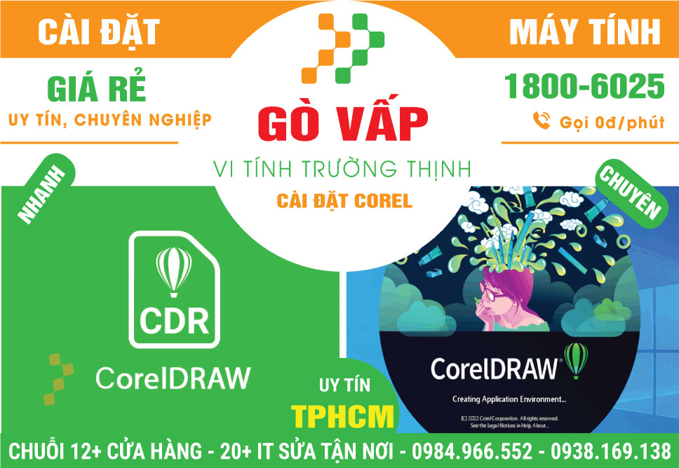 Dịch Vụ Cài Corel Tại Gò Vấp – Giá Rẻ, Lấy Liền