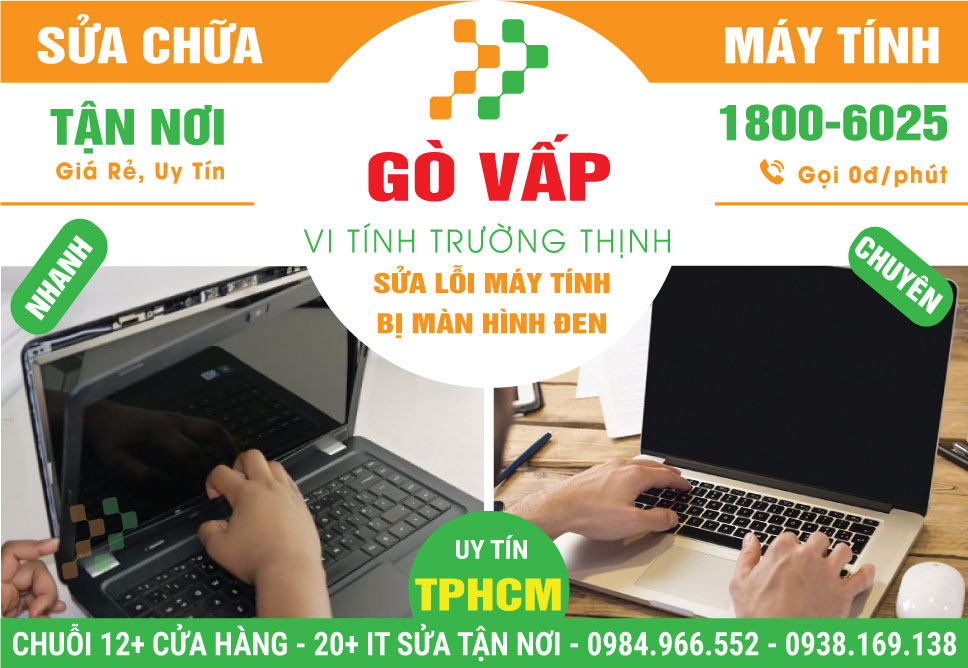 Dịch Vụ Sửa Máy Tính Màn Hình Đen Tại Gò Vấp